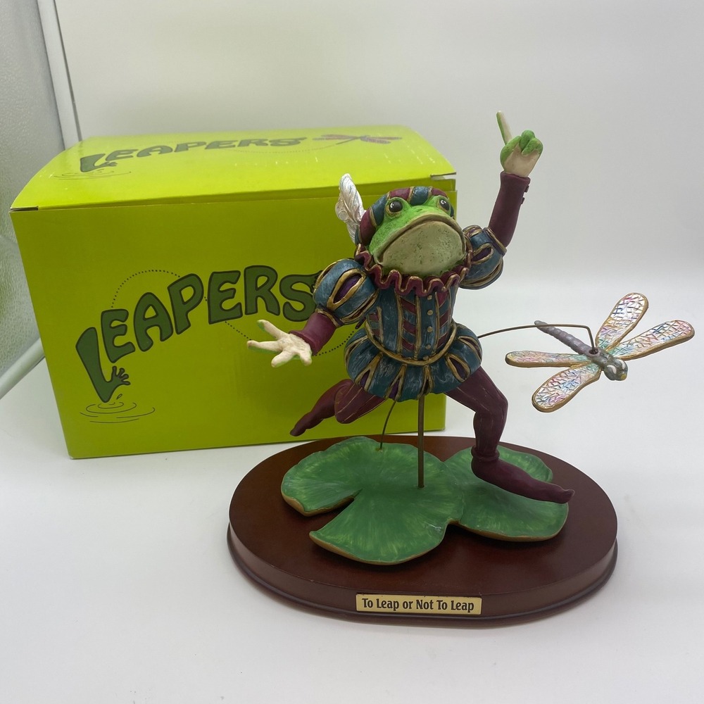 Leapers To Leap or Not To Leap Frog Figurine Series 1 First Edition #006 Green